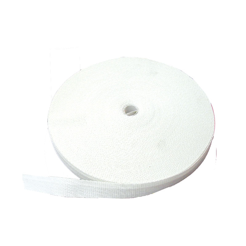 00043 - Polyester Webbing 25mm - White - (Roll 50m),Thickness 0,9mm