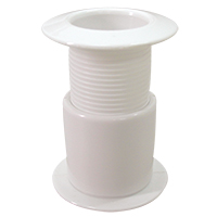10259 - Thru-Hull Telesc.Ø39mm, Adj. 48-75mm, White