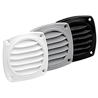 12409 - Ventilation Shaft Grilles Cover, 82x82mm, White