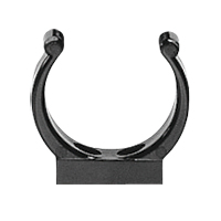 16703 - Plastic Support Clip, Ø25mm, Black