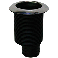 Lalizas 197008 - Thru-Hull 1 ½'' w/Displ.HoseBarb Ø31mm Inox Fl. L117mm