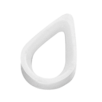 Lalizas 24134 - Thimble for Ø7mm Rope, Nylon PA, White