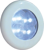 30723 - AquaLED Downlight, 1W, 12V/24V, waterproof, white