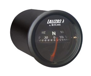 31360 - Compass Sport X-23BB-L, Bulkhead Mount, Black Dial - Black Ring