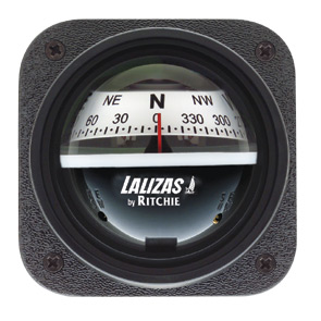 31362 - Compass Explorer V-537W-L, Bulkhead Mount, White Dial - Black Case