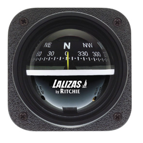 31363 - Compass Explorer V-537-L, Bulkhead Mount, Black Dial - Black Case