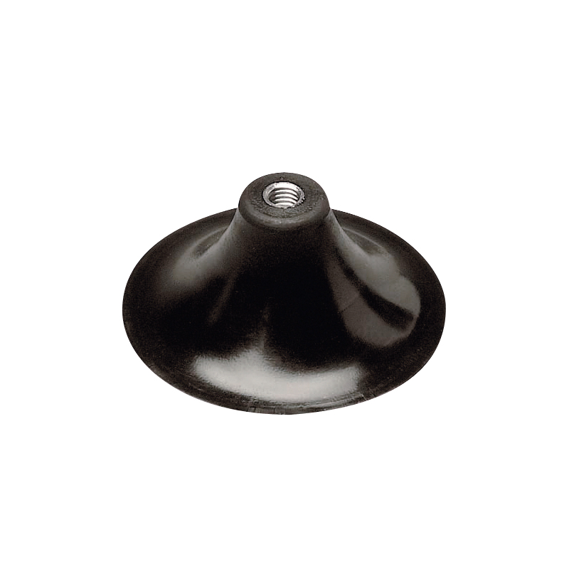 43237 - Rubber Base f/Flag Staff w/Suction Cap, Ø92mm, Black