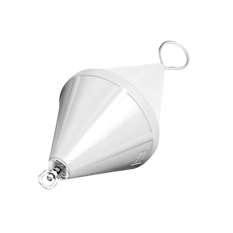43448 - Mooring Buoy, Bi-conical,w/Foam & Steel Rod,Ø520mmx1030mm, White