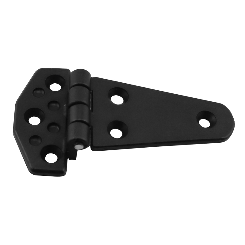 43662 - Hinge Polyamide, Offset, 104x60x4.5mm, Black