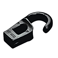 44022 - Snap Hook w/Eye Ø9x40mm, f/Ø6mm Cord, Polyam. White