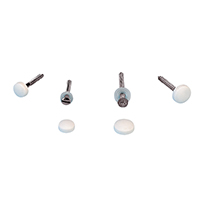 44925 - Cap & Washer for Screw, Ø4.8mm, Plastic, Black