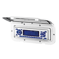 50281 - Case Cover f/ Radio/CD, 110x235mm, White