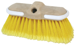 50904 - Boat wash brush 'flow Thru', Medium Bristle H: 6,5cm - yellow