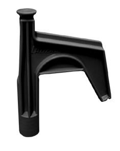 57343 - Hook with Thread, Black, Ø22mm