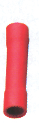 70489 - Butt Connector, red, for 0,25-1,5mm2 wire (30 pcs)