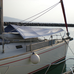 70900 - SunShade ''JOS'', 80x210x220xcm, trapezium shape