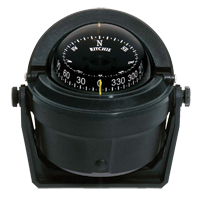 71156 - Compass Voyager B-81, SOLAS/MED, w/bracket mount, Black