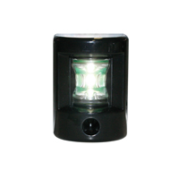 71301 - FOS LED 12 Stern Light 135°, Side mounted, with black housing