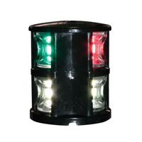 71311 - FOS LED 12 Tri-colour & Anchor Light, with black housing