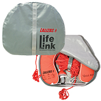 72078 - Set Horseshoe Lifebuoy 'Quick RD' orange, Lifeb. Light 71325, 30m rope, case gray