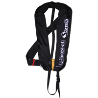 72081 - Sigma Infl.Lifejacket, Auto, 170N, w/D-ring & Crotch Strap, ISO, Adult, Βlack