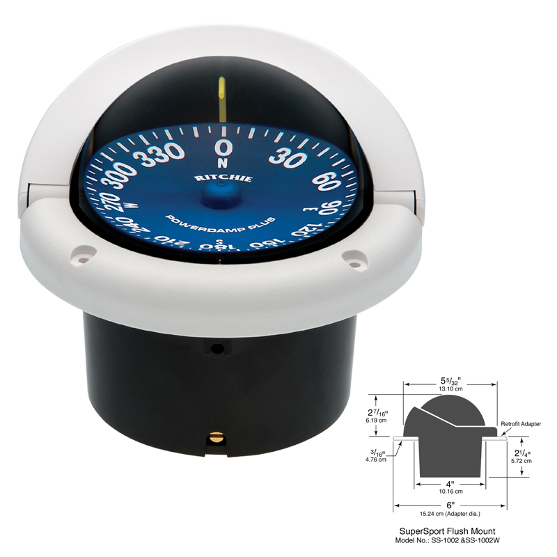 72269 - Compass Supersport flush mount 3 3/4"