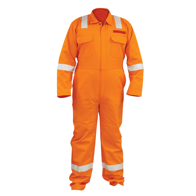 72637 - Workwear coverall, orange, cotton 200gsm, size Small