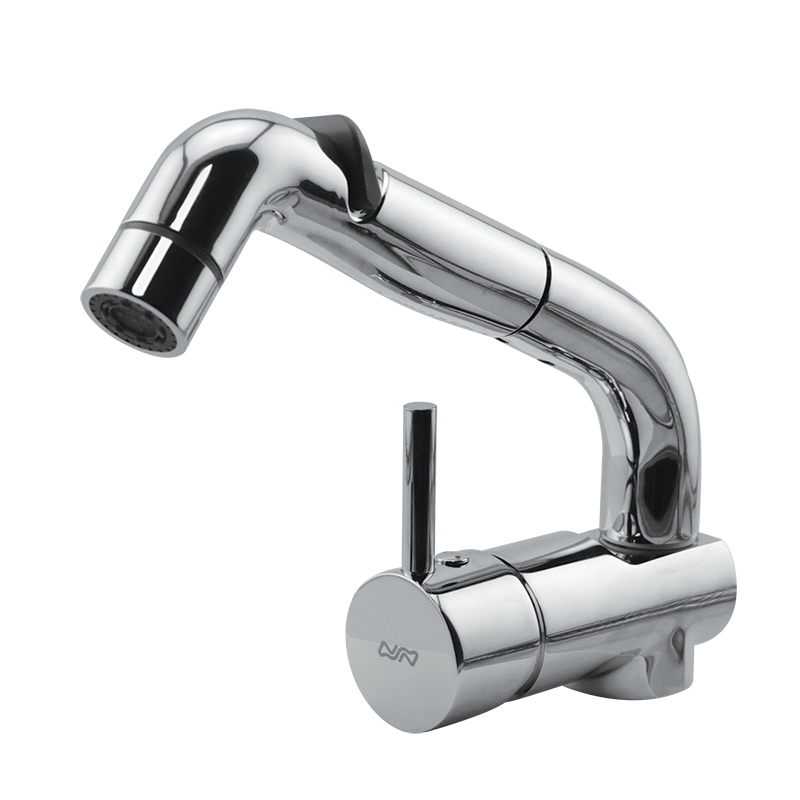 75048 - CASCATA Faucet w/ Adjust. Flow Sprayer & Pull-Out Shower Tube 150cm