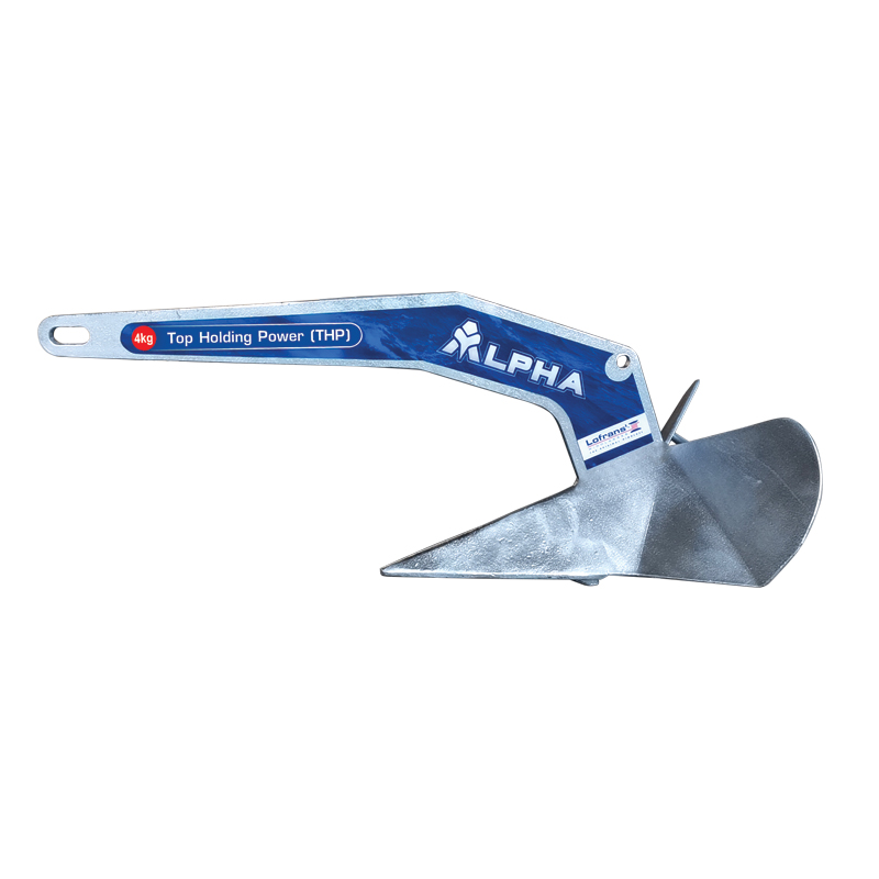 75466 - Lofrans' Anchor ALPHA, Top Holding Power (THP), Hot-Dip Galvanized, 32kg