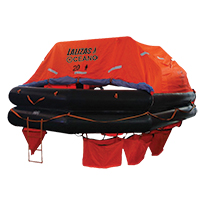 79873 - LALIZAS Liferaft SOLAS OCEANO,MER,Throw-overboard Type,20 prs,canister (A)