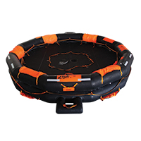 79901 - LALIZAS Liferaft OCEANO,Open Reversible Type,65 prs,canister