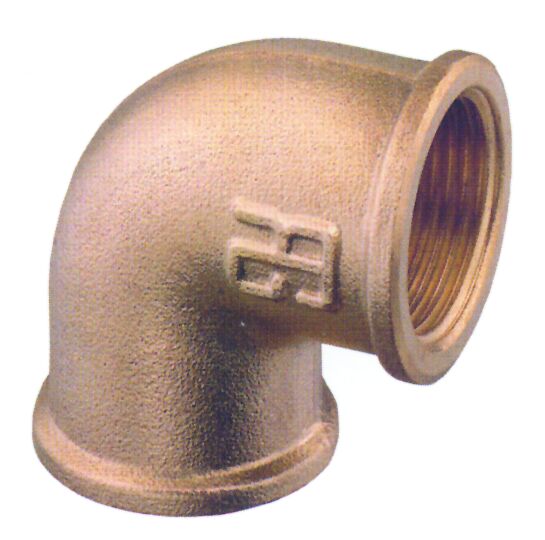 90050 - Elbow 90o, F-F, Brass, 3/8''