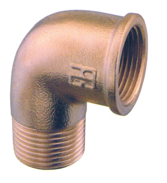90064 - Elbow 90o, M-F, Brass, 1/2''