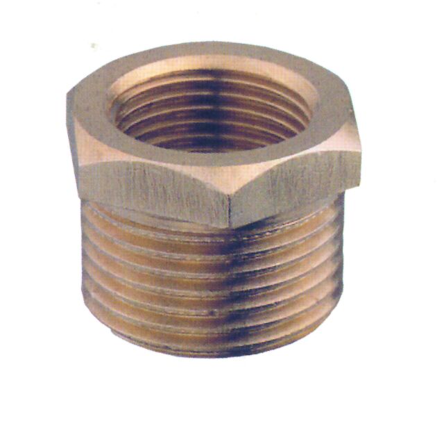 90116 - Straight Reducer Μ-F, Brass, 3/4''-1/2''