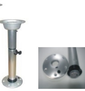 90142 - Table pedestal, adjust. height 547-700mm, Springfield