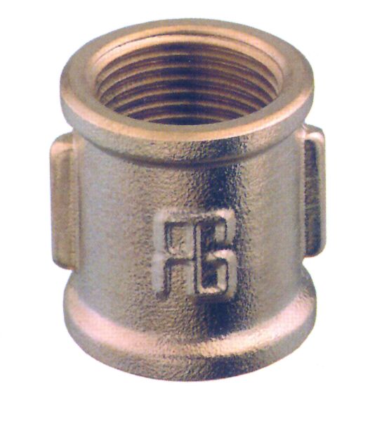 90150 - Straight Coupling, Brass 1 1/2''