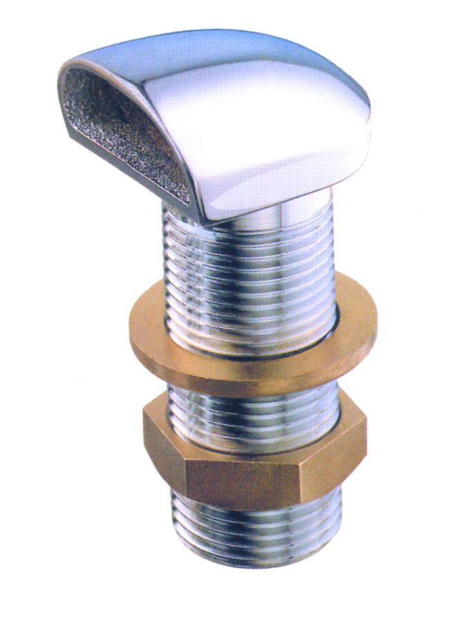 90318 - Scupper ''Space'' Set, Chromium Plated Brass, 3/4''