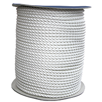 90850 - CABO Mooring Rope, three stranded double twisted, Diam. 20mm, white