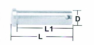 91989 - Pin Inox 304, Diam. 10mm, L 30mm