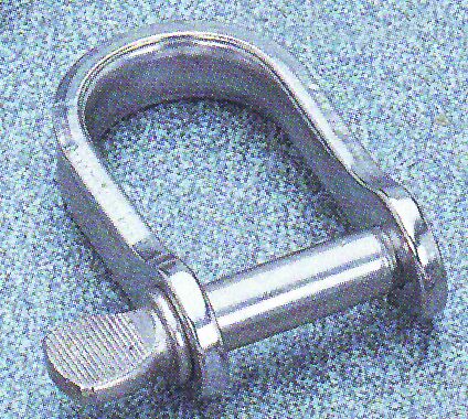 92708 - Shackles, U shape, Diam. 6mm, B 17mm, H 26mm