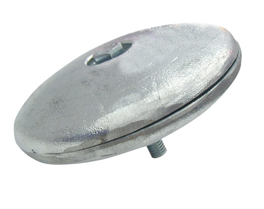 92915 - Rudderanode, w/ bolt & two disc, Diam. 47mm, 0,13kg
