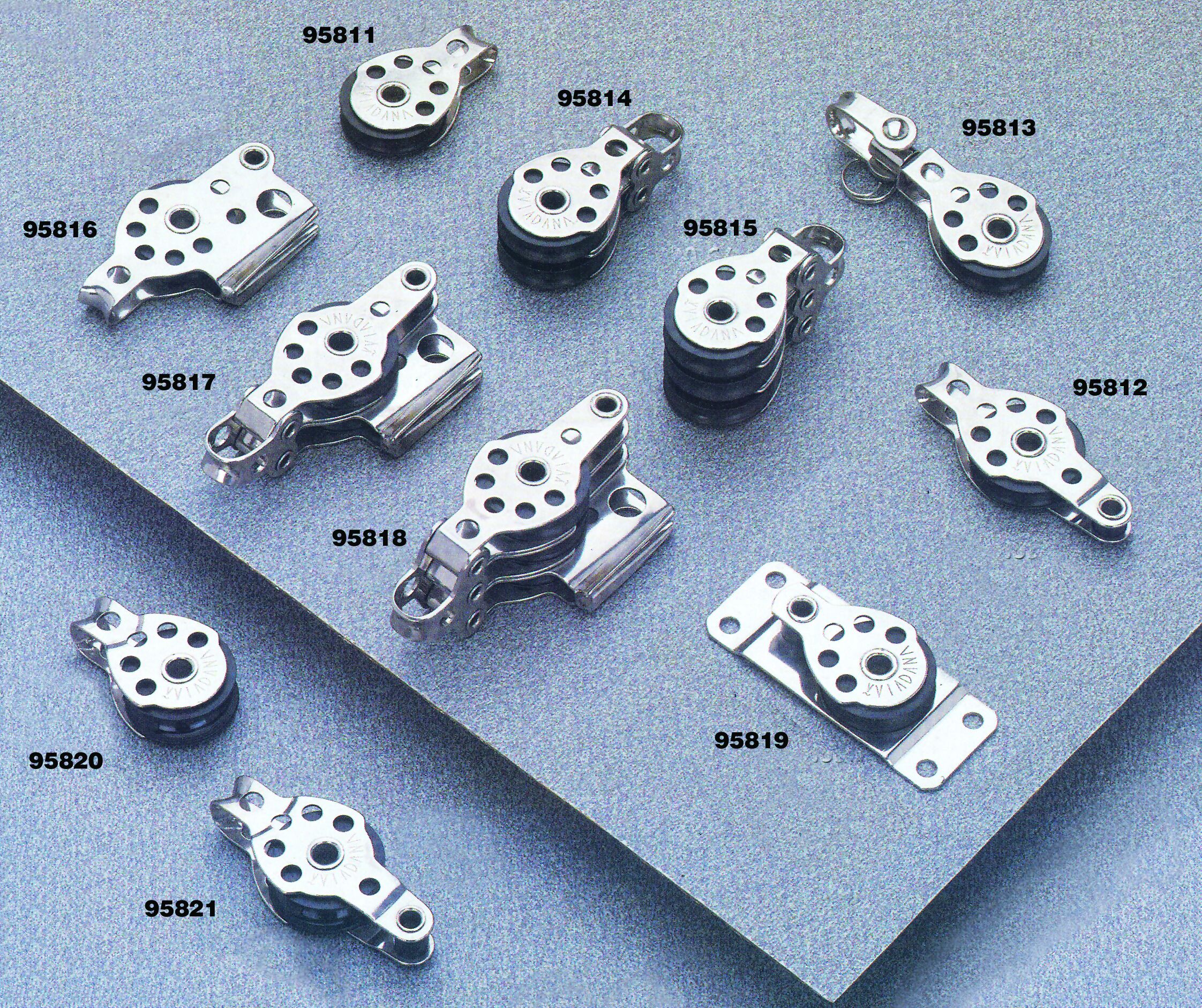 Lalizas 95813 - Swwivel block with shackle , Diam. 25mm, Diam. 6mm