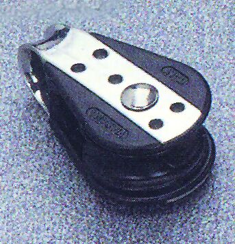 Lalizas 95822 - Single ball bearing block, Diam. 22mm, Diam. 6mm