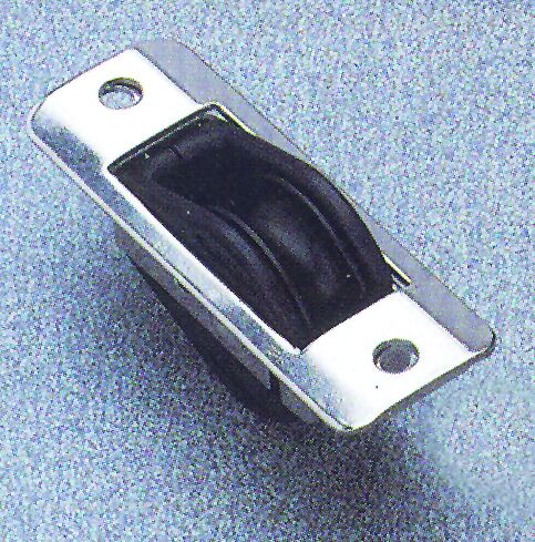 Lalizas 95834 - Single ball bearing block thru beck, Diam. 28mm, Diam. 8mm