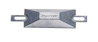 Lalizas 96013 - Hull anode, square model, 1kg, 118x60,3mm
