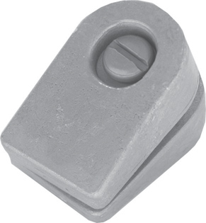Lalizas 96024 - Double plate anode, for OMC/Johnson , 0,23kg