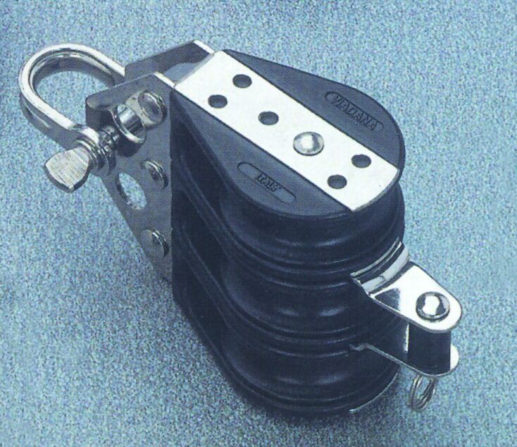 Lalizas 96108 - Triple ball bearing block with beckett, Diam.38mm, Diam. 10mm