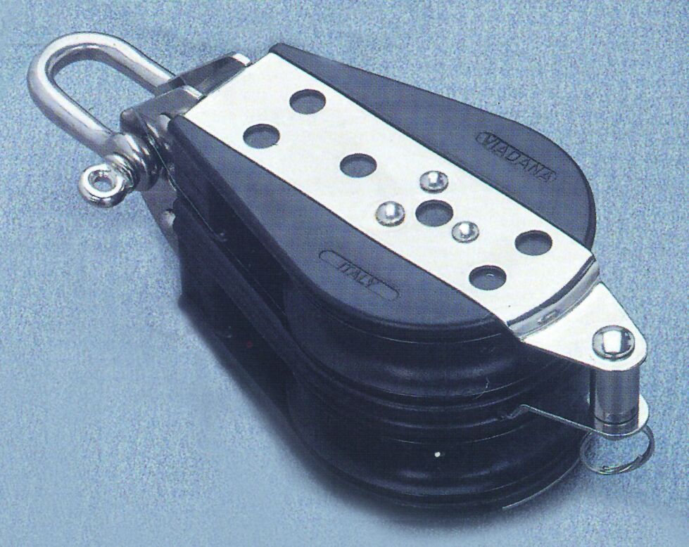 Lalizas 96109 - double ball bearing block with becket , Diam.76mm, Diam. 14mm