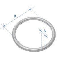 Lalizas 96992 - Round Ring, Inox 316, 9x90mm