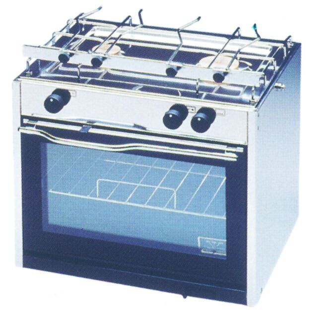 97848 - Cooker w/ oven & 2 burners, 450x390x370mm, 21kg